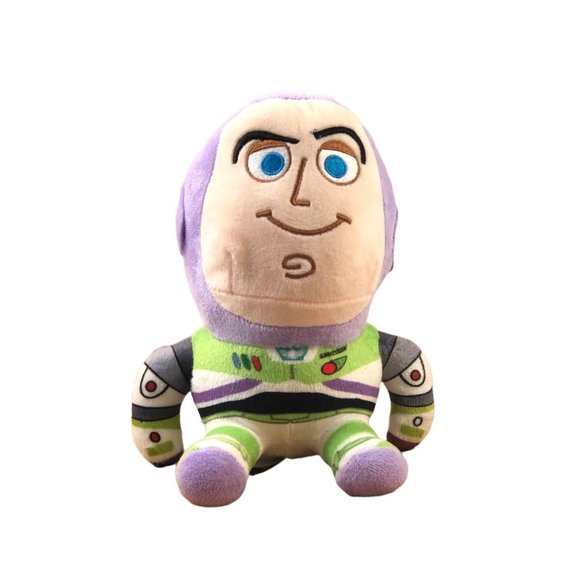 DISNEY PIXAR TOY STORY 4 PLUSH W/ zipper pocket Buzz Lightyear Stuffed Toy 9" - Picture 1 of 8